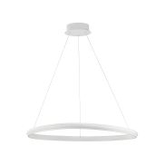 Nova Luce Aries - lampe suspendue - Ø 74 x 120 cm - 32W LED dimmable inclus - blanc sable