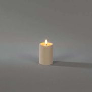 Konstsmide - Bougie à LED sur batterie avec flamme vacillante - Ø 7 x 10 cm - IP44 - beige