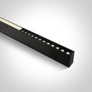 ONE Light LED Linear Profiles - plafonnier/ suspensions - 120 x 7 x 3,5 cm - intensité lumineuse réglable 20W/30W/40W LED inclus - noir - couleur de lumière réglable