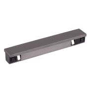 Lucide Linial - système de rails magnétiques - connecteur électrique droit - chrome noir mat