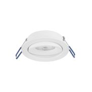 Nova Luce Redo - spot à encastrer - Ø 92 mm, Ø 76 mm à encastrer - blanc sable
