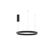 Nova Luce Elowen - lampe suspendue - Ø 80 x 150 cm - 77W LED dimmable inclus - noir