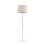 Faro Samba - lampadaire - 154 cm - beige et blanc