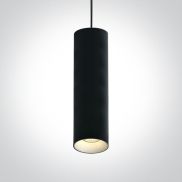 ONE Light Cylinder - lampe suspendue - Ø 7,5 x 240 cm - noir