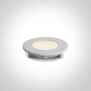 ONE Light Round Recessed Panels CCT V - spot à encastrer - Ø 85 mm, Ø 70 mm à encastrer - 3W LED inclus - blanc - couleur de lumière réglable