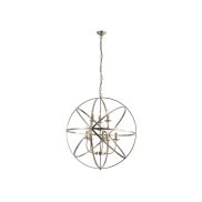 Searchlight Orbit - lampe suspendue - Ø 80 x 200 cm - laiton antique