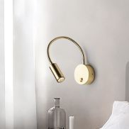 VK Lighting Jak - lampe de chevet - Ø 2,5 x 40,7 cm - 3W LED inclus - or