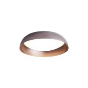 VK Lighting Enya - plafonnier - Ø 50 x 10 cm - 40W dimmable LED inclus - marron