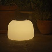Nordlux Kettle To-Go 36 - lampe de table rechargeable pour extérieur - 36 x 30,8 cm - 6,8W LED inclus - IP65 - blanc et vert
