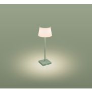 Century Italia Margò - lampe de table d'extérieur rechargeable - Ø 13 x 38 cm - 4W dimmable LED inclus - IP54 - vert