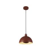 Searchlight Mars - lampe suspendue - Ø 25 x 150 cm - orange brûlé et crème