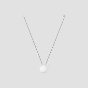 Faro Mine - lampe suspendue 1L - blanc mat - plastique