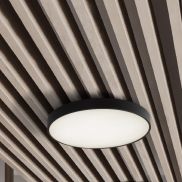 Nova Luce Perfect Profile - plafonnier - Ø 60 x 10 cm - 40W LED dimmable inclus - noir