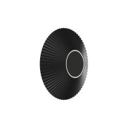 VK Lighting Amelie - applique murale - Ø 25 x 8,8 cm - 15W dimmable LED inclus - noir