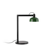 Faro Tatawin - lampe de table  - 25 x 45,4 x 57,5 cm - noir satiné et vert brillant