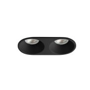 Faro Gas - spot encastré - 176 x 86 mm, 168 x 78 mm encastré - noir mat