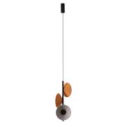 Maxlight Puro - lampe suspendue - 51 x 19 x 220 cm - 4 x 2W LED inclus - gris et jaune