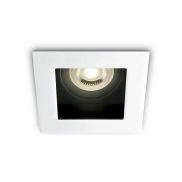 ONE Light Dark Light Square - spot encastrable - 96 x 96 mm, 80 x 80 mm format encastrable - blanc