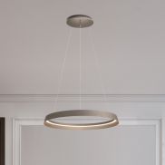 Nova Luce Ormi - lampe suspendue - Ø 60 x 150 cm - 52W dimmable LED inclus - brun champagne
