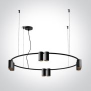 ONE Light Pendants - lampe suspendue - Ø 80 x 150 cm - noir
