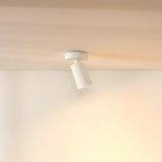 Lucide Xyrus - spot en saillie - 9 x 12,5 x 9 cm - 5W LED dimmable inclus - dim to warm - white