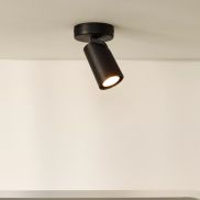 Lucide Xyrus - spot en saillie - 9 x 12,5 x 9 cm - 5W LED dimmable inclus - dim to warm - noir