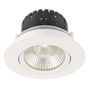 Artdelight Austin - spot à encastrer - Ø 85 mm, Ø 68 mm à encastrer - 6W LED dimmable inclus - blanc