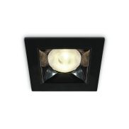 ONE Light Mirror Square Boxes - spot encastré - 54 x 54 mm, 50 x 45 mm format encastré - 6W LED inclus - noir
