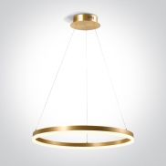 ONE Light LED Pendant Rings - lampe suspendue - Ø 60 x 150 cm - 40W LED inclus - laiton