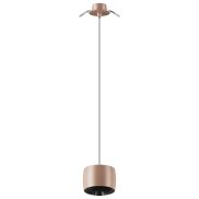 VK Lighting Aura - lampe suspendue encastrée - Ø 10,2 x 310,1 cm - 10W dimmable LED inclus - or rose