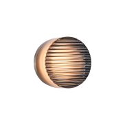 VK Lighting Glace - applique murale et plafonnier - Ø 13,5 x 8,5 cm - 5W dimmable LED inclus - gris fumé