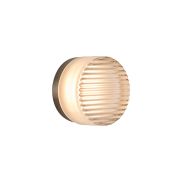 VK Lighting Glace - applique murale et plafonnier - Ø 13,5 x 8,5 cm - 5W dimmable LED inclus - transparent