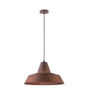 VK Lighting Sosta - suspension - Ø 30 x 121 cm - brun rouille