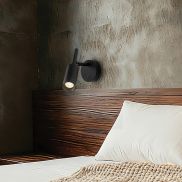 VK Lighting Nook - applique murale - Ø 3,9 x 23,6 cm - 6W LED inclus - noir