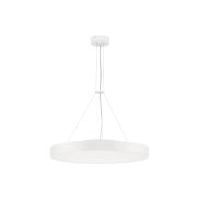 Nova Luce Perfect Profile - lampe suspendue sur télécommande  - Ø 60 x 120 cm - 40W LED dimmable inclus - 2700K-6000K - blanc
