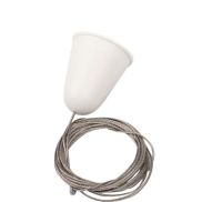 Maxlight - câble de suspension pour rails 3F - 150 cm - blanc
