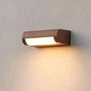 VK Lighting Shade - applique murale d'extérieur - 17,3 x 6,3 x 11,1 cm - 12W LED inclus - IP65 - brun rouille