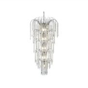 Searchlight Waterfall - lustre - Ø 58 x 160 cm - chrome