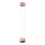 VK Lighting Aura - lampe suspendue - 13,5 x 314,9 cm - 20W dimmable LED inclus - or rose