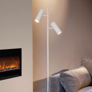 Lucide Clubs - lampadaire - Ø 22 x 140 cm - blanc