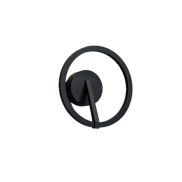 Artdelight Oregon - applique murale - Ø 22 x 10 cm - 12W dimmable led inclus - noir