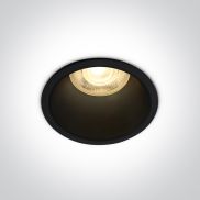 ONE Light Semi Trimless Dark Light - spot à encastrer - Ø 69 mm, Ø 64 mm à encastrer - noir