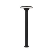Nova Luce Suite - lampe de jardin - Ø 18 x 60 cm - 12W LED inclus - IP54 - noir