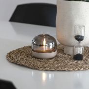 Konstsmide - bougie décorative sur piles - Ø 8,5 x 7,5 cm - beige