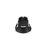 Nova Luce Luela - spot encastré - Ø 85 mm - taille d'encastrement 75 mm - 13W LED inclus - noir - 4000K
