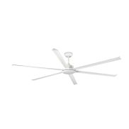 Faro Rotterdam 25 XXL - ventilateur de plafond avec lumière et télécommande - Ø 250 cm - 32W LED inclus - blanc mat