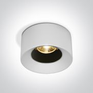 ONE Light Recessed Spots Fixed LED - spot à encastrer - Ø 84 mm, Ø 72 mm taille d'encastrement - 12W LED inclus - blanc