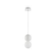 Nova Luce Zero - lampe suspendue - Ø 10 x 120 cm - blanc