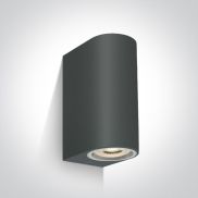 ONE Light GU10 Outdoor Cylinder Lights - applique d'extérieur - 9 x 7 x 16 cm - IP65 - anthracite