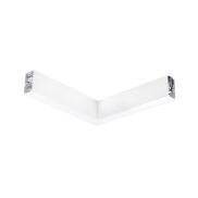 Nova Luce Dido - profilé lumineux linéaire - 34,5 x 3,8 x 7 cm - 20W LED inclus - blanc - couleur de lumière blanche
